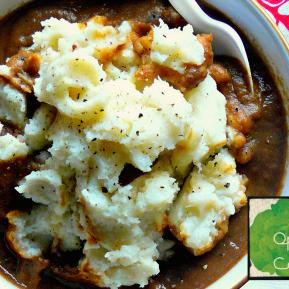 Healthy mash and gravy recipe inspired by a classic comfort meal