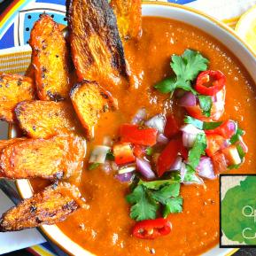 OPTIFAST vegan nacho soup recipe